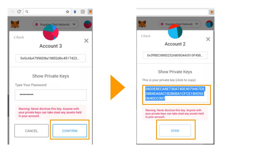 how does metamask store the private key