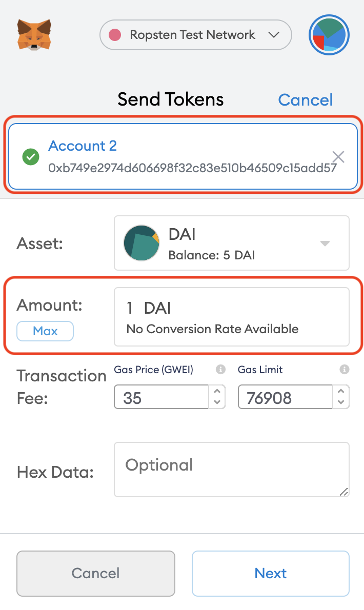 withdraw erc20 token from idex to metamask