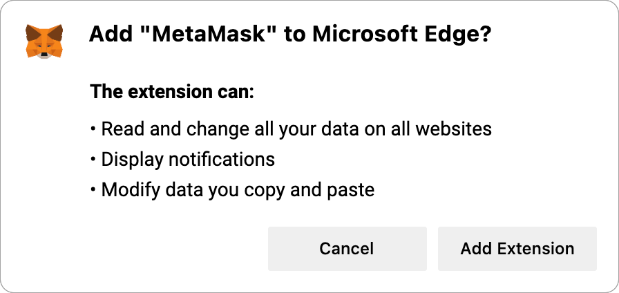 Install MetaMask Edge